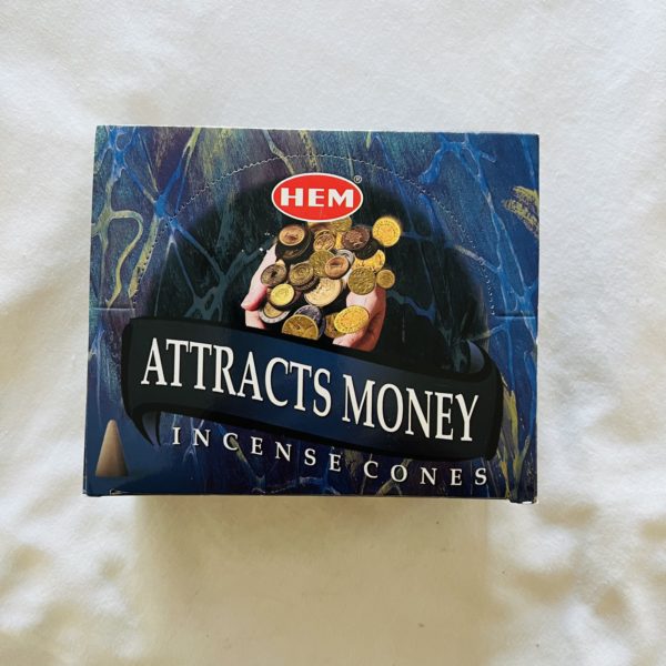 Attracts Money Incense Cones Box of 12