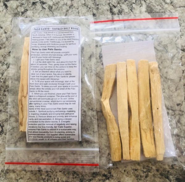 One Packet of Palo Santo Sticks