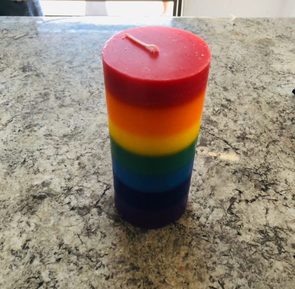 Rainbow Candle